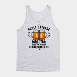 Funny Bartender Sayings Design Tank Top